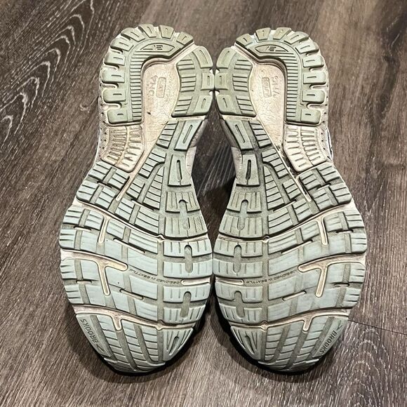 Brooks Adrenaline 21 Shoes Womens 8 Grey White Road Race Running Jogging Support - Picture 4 of 9